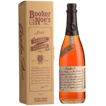 Bottle of Booker's Bourbon 750ml, an uncut, unfiltered bourbon from Jim Beam Distillery