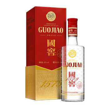 Bottle of GuoJiao National Cellar 1573 Classic Chinese liquor, 500ml