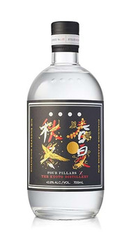 Bottle of Four Pillars Changing Season Gin 700ml, blending Australian and Japanese botanicals