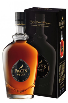 Bottle of Frapin VSOP Cognac 700ml in an elegantly designed decanter