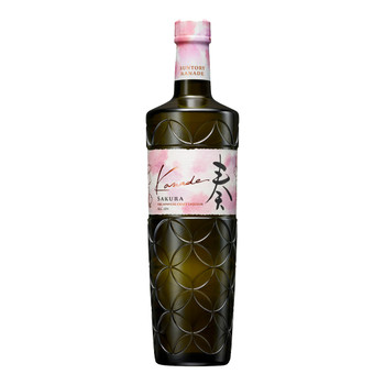 Bottle of Suntory Kanade Sakura Liqueur 700ml, a Japanese cherry blossom liqueur (no box)