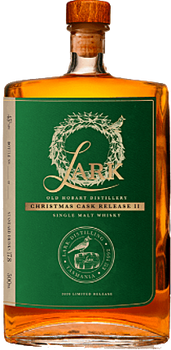 Lark Christmas Cask Release 2020 500ml single malt whisky bottle