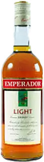 Bottle of Emperador Brandy Light 750ml, a light-bodied brandy with 25% ABV