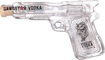 Gangstar Vodka Pistol 175ml bottle shaped like a pistol