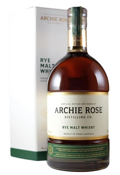 Bottle of Archie Rose Rye Malt Whisky 700ml from Archie Rose Distilling Co., Sydney