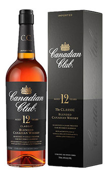 Bottle of Canadian Club 12 Year Classic whisky, 700ml