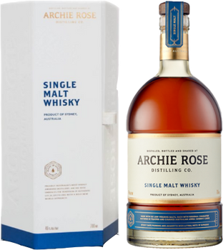 Bottle of Archie Rose Single Malt Whisky 700ml, an Australian single malt from Sydney