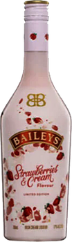 Bottle of Baileys Strawberries and Cream Irish cream liqueur, 700ml