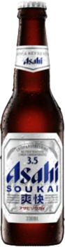 Asahi Soukai Premium Beer 330ml bottles, 6 pack, Japanese lager