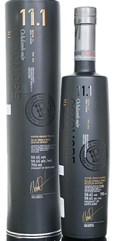 Bottle of Octomore 11.1 700ml Islay single malt Scotch whisky