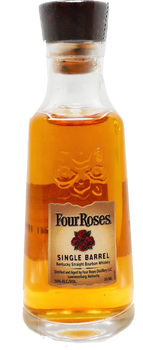 Four Roses Bourbon Whiskey 50ml mini bottle with iconic logo