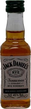 Jack Daniel's Rye whiskey 50ml mini bottle