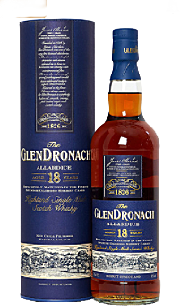 Bottle of Glendronach 18 Year Old Single Malt Scotch Whisky, 700ml