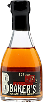 Baker's 7 Year Old Bourbon 50ml bottle, small-batch American whiskey