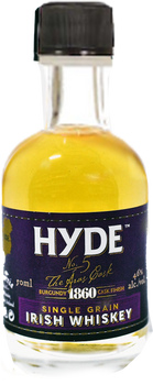 50ml bottle of Hyde Whisky 1860 Irish whiskey