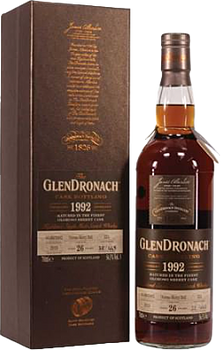 Bottle of Glendronach Single Cask 26Y 1992 Cask No 5896 700ml single malt Scotch whisky