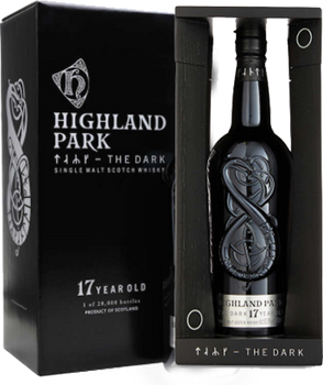 Bottle of Highland Park 17Y The Dark single malt Scotch whisky, 700ml