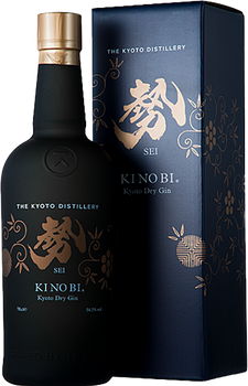Bottle of Ki No Bi Sei Gin 700ml, Japanese gin crafted in Kyoto with 11 botanicals