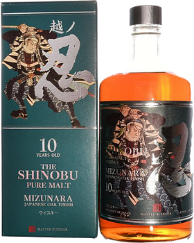Bottle of Shinobu 10 Years Old Pure Malt Whisky 700ml