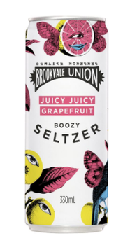 Can of Brookvale Union Juicy Grapefruit Seltzer, 330ml