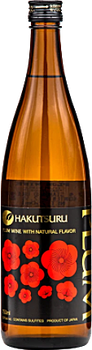 Bottle of Hakutsuru Plum Wine 750ml, a Japanese plum wine with light amber color