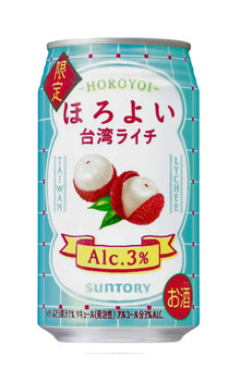 Suntory Horoyoi Lychee 3% 350ml cans, 24 pack