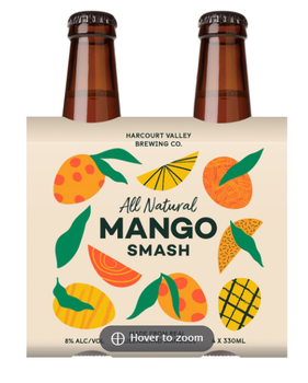 Harcourt Valley Brew Mango Smash 330ml cans, 4 pack