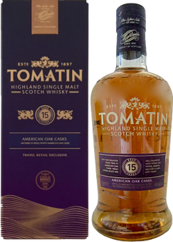 Bottle of Tomatin 15 Year Old Highland Scotch Whisky, 700ml