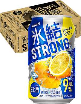 Kirin Liquor Lemon Alcohol 9% ABV 350ml bottles, box of 24