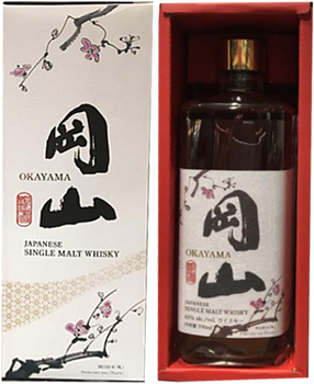 Bottle of Okayama Triple Cask Whisky, 700ml Japanese single malt