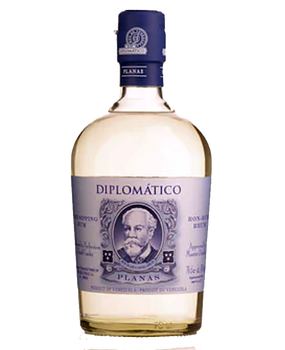 Bottle of Diplomatico Planas Rum 700ml, a Venezuelan white rum
