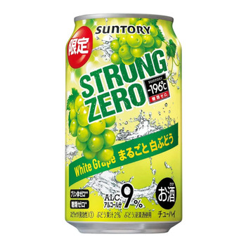 Suntory -196 Strong White Grape alcoholic beverage can, 350ml, 9% alcohol