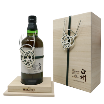 Bottle of Hakushu 25 Year Old Limited Edition Japanese whisky, 700ml