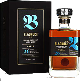 Bottle of Bladnoch Talia 26 Year Old (2020 Release) Lowland single malt Scotch whisky, 700ml