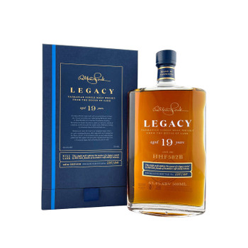 Bottle of Lark Legacy 19 Year Old Cask Two HHF582B Tasmanian Single Malt Whisky, 500ml