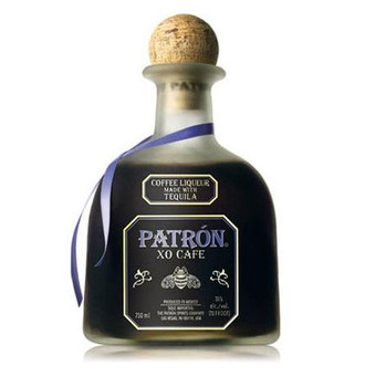 Bottle of Patrón XO Café tequila coffee liqueur, 700ml