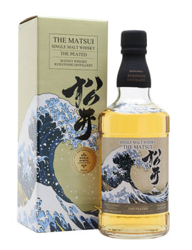 Bottle of The Matsui Single Malt The Peated Japanese whisky, 700ml