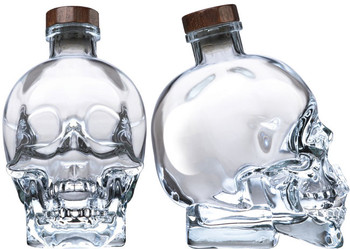 Crystal Head Vodka 700ml in its iconic skull-shaped glass bottle