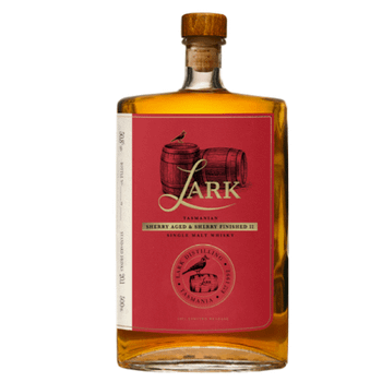 Bottle of Lark Sherry Aged & Sherry Finished Release II 2021 Tasmanian whisky, 500ml