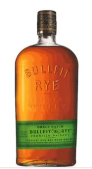 Bottle of Bulleit 95 Rye Bourbon 700ml, a spicy Kentucky bourbon with 95% rye mash bill