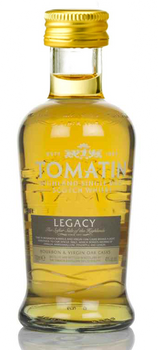 Tomatin Legacy Miniature 50ml single malt Scotch whisky bottle