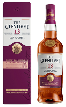 Bottle of Glenlivet 13 Year Old Sherry Cask Cask Strength single malt whisky, 700ml