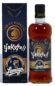 Bottle of Mars Lamigo Monkeys (2018) Limited Edition Japanese whisky, 700ml
