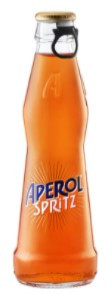 Case of 24 Aperol Spritz bottles, 175ml each, ready-to-serve Italian aperitif
