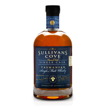 Bottle of Sullivans Cove French Oak Single Cask TD0290 700ml Tasmanian whisky