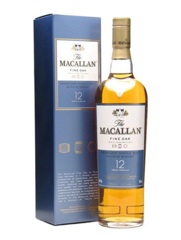 Macallan 12 Year Old Fine Oak 750ml bottle, old style packaging