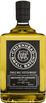 Bottle of Cadenheads Miltonduff-Glenlivet Aged 11 Years Old Scotch Whisky, 700ml