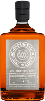 Bottle of Cadenheads Craigellachie-Glenlivet 12 Years Old Speyside Scotch Whisky, 700ml