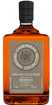 Bottle of Cadenheads Benrinnes 11 Years Old Speyside Scotch Whisky, 700ml