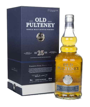 Bottle of Old Pulteney 25 Year Old Single Malt Scotch Whisky, 700ml
